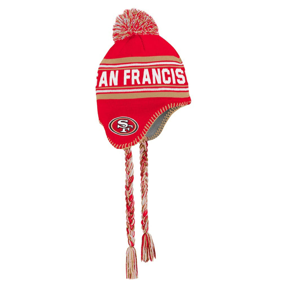 San Francisco 49ers Preschool Jacquard Tassel Knit Hat with Pom | NFL Near me