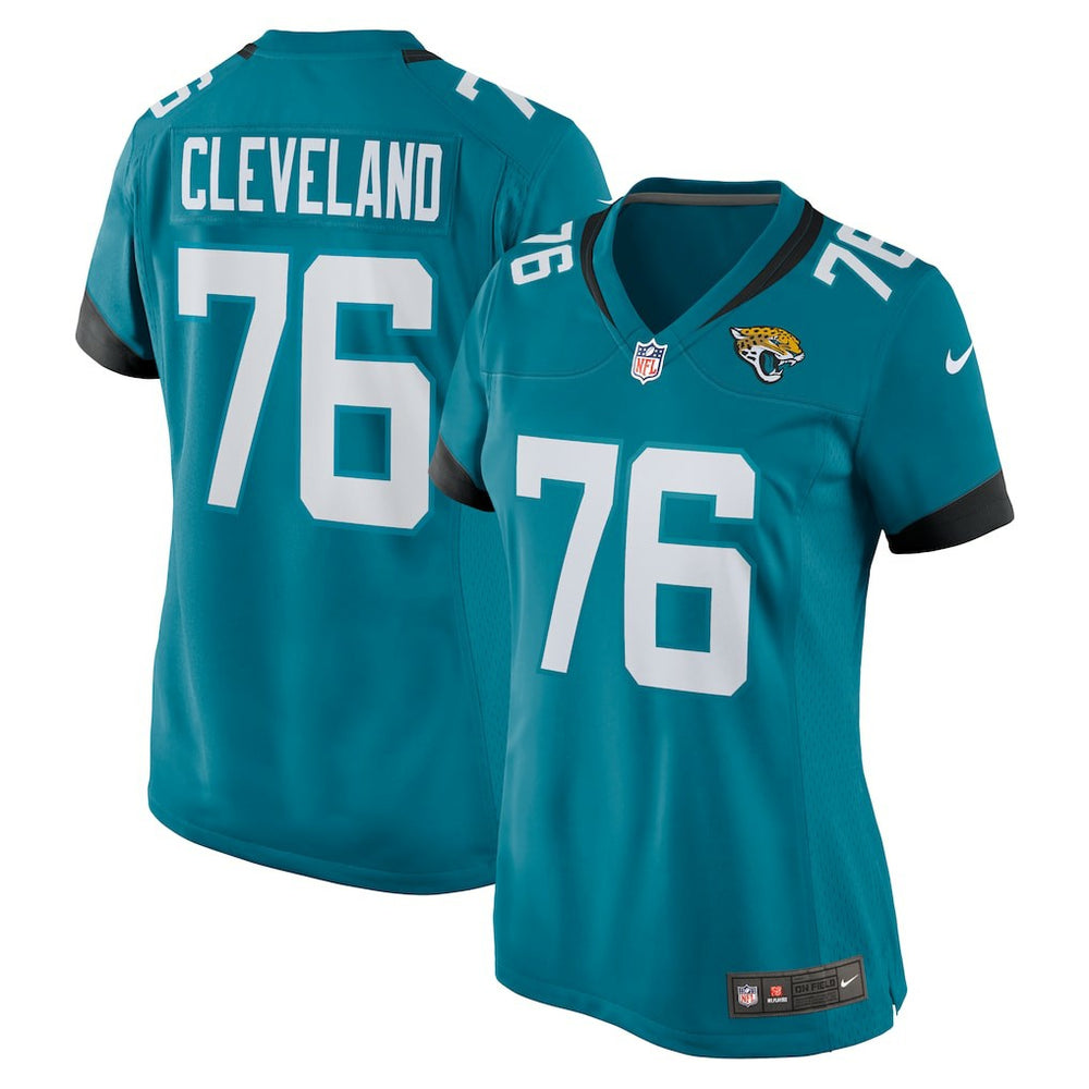 Jacksonville Jaguars Ezra Cleveland Women's Game Jersey | NFL Outlet