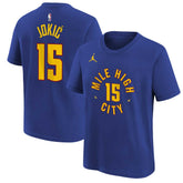 Blue Nikola Jokic Denver Nuggets Jordan Brand Youth Statement Edition Name & Number T-Shirt sale | NBA