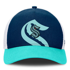 Seattle Kraken Fanatics Authentic Pro A-Frame Rink Adjustable Hat - NHL Hats