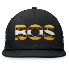 Boston Bruins Fanatics Authentic Pro Rink Snapback Hat - NHL Hats