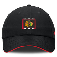 Chicago Blackhawks Fanatics Authentic Pro Ripstop Adjustable Hat - NHL Hats