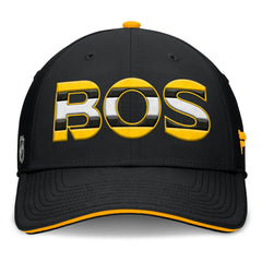 Boston Bruins Fanatics Authentic Pro Rink Team Code Flex Hat - NHL Hats