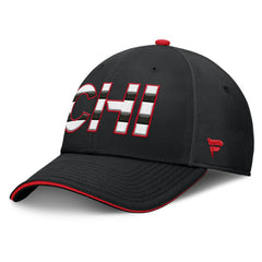 Chicago Blackhawks Fanatics Authentic Pro Rink Team Code Flex Hat - NHL Hats