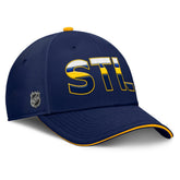 St. Louis Blues Fanatics Authentic Pro Rink Team Code Flex Hat - NHL Hats