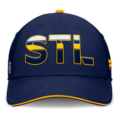 St. Louis Blues Fanatics Authentic Pro Rink Team Code Flex Hat - NHL Hats