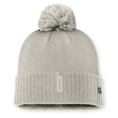 Seattle Kraken Fanatics Women's Authentic Pro Road Cuffed Knit Hat with Pom - NHL Hats
