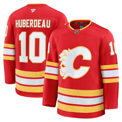 Jonathan Huberdeau Calgary Flames Fanatics Home Premium Jersey - NHL Jerseys