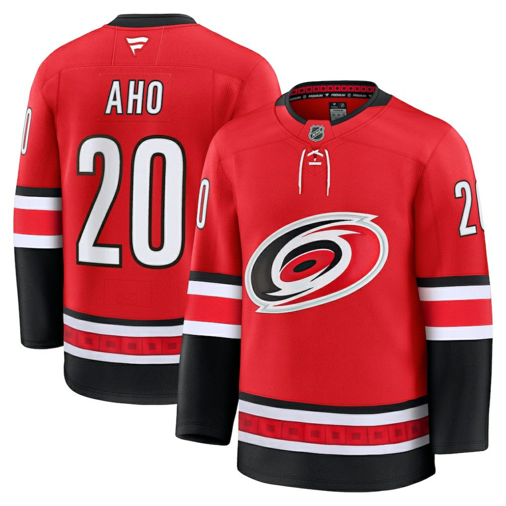 Sebastian Aho Carolina Hurricanes Fanatics Alternate Premium Jersey - NHL Jerseys