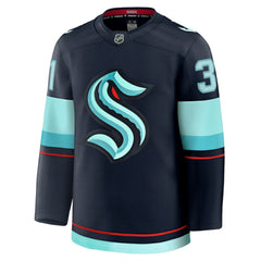 Philipp Grubauer Seattle Kraken Fanatics Home Premium Jersey - NHL Jerseys
