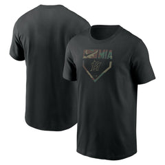 Miami Marlins Nike Camo T-Shirt - MLB T-shirts