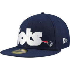 New England Patriots Checkered Undervisor 59FIFTY Fitted Hat | NFL Discount