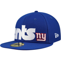 New York Giants Checkered Undervisor 59FIFTY Fitted Hat | NFL Outlet