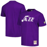 Purple Utah Jazz Hardwood Classics Nights Premium T-Shirt | NBA