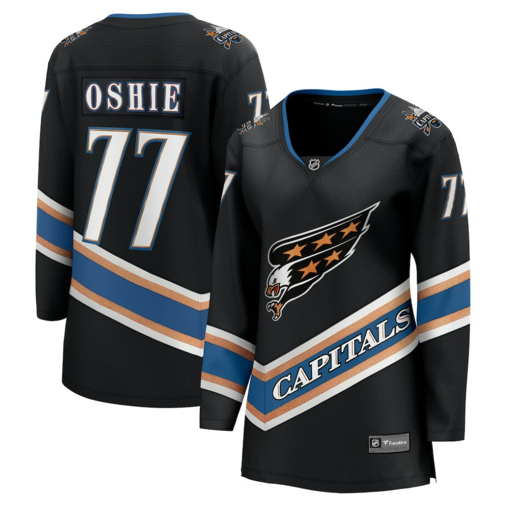 TJ Oshie Washington Capitals Fanatics Women's 50th Anniversary Breakaway Jersey - NHL Jerseys