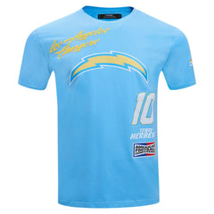 Los Angeles Chargers Justin Herbert Pro Standard Fast Lane Name & Number Player T-Shirt | NFL US
