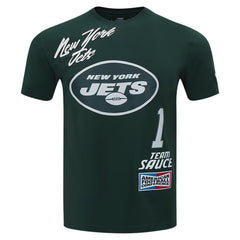 New York Jets Ahmad Sauce Gardner Pro Standard Fast Lane Name & Number Player T-Shirt | NFL Discount