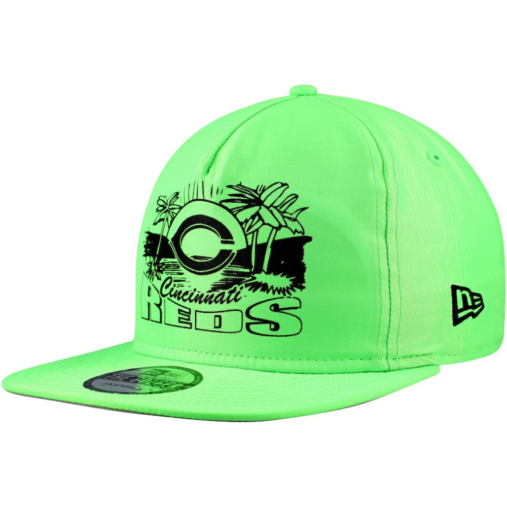 Cincinnati Reds New Era Neon Golfer Snapback Hat - MLB Hats