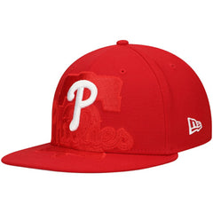 Philadelphia Phillies New Era Shadow Logo 59FIFTY Fitted Hat - MLB Hats