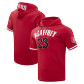 San Francisco 49ers Christian McCaffrey Pro Standard Player Name & Number Hoodie T-Shirt | NFL On sale