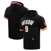 Cincinnati Bengals Joe Burrow Pro Standard Player Name & Number Hoodie T-Shirt | NFL Outlet