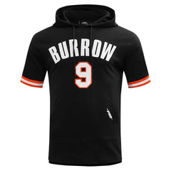Cincinnati Bengals Joe Burrow Pro Standard Player Name & Number Hoodie T-Shirt | NFL Outlet