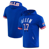 Buffalo Bills Josh Allen Pro Standard Player Name & Number Hoodie T-Shirt | NFL New