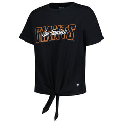 San Francisco Giants The Wild Collective Women's Twist Front T-Shirt - MLB T-shirts
