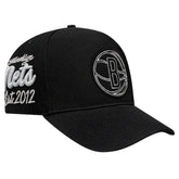 Black Brooklyn Nets Pro Standard Paint the City Pinch Front Snapback Hat | NBA
