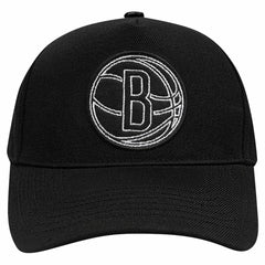 Black Brooklyn Nets Pro Standard Paint the City Pinch Front Snapback Hat | NBA