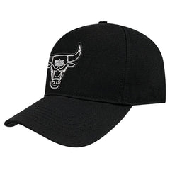 Black Chicago Bulls Pro Standard Paint the City Pinch Front Snapback Hat | NBA