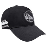 Black Golden State Warriors Pro Standard Paint the City Pinch Front Snapback Hat sale | NBA