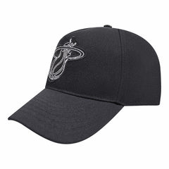Black Miami Heat Pro Standard Paint the City Pinch Front Snapback Hat | NBA