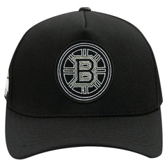 Boston Bruins Pro Standard Paint the City Pinch Front Snapback Hat - NHL Hats