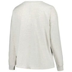 Houston Astros Profile Women's Plus Size French Terry Pullover Sweatshirt - MLB Pullover