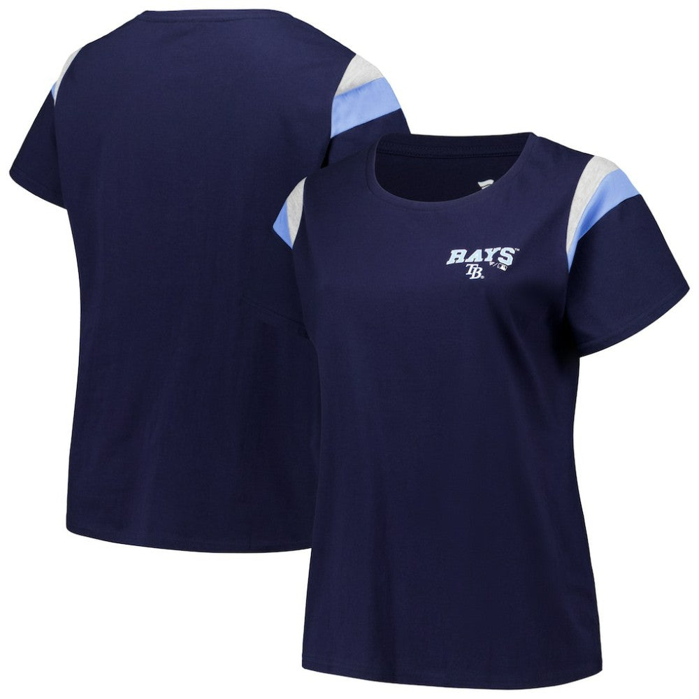 Tampa Bay Rays Profile Women's Plus Size Scoop Neck T-Shirt - MLB T-shirts
