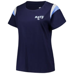 Tampa Bay Rays Profile Women's Plus Size Scoop Neck T-Shirt - MLB T-shirts