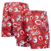 Cincinnati Reds Pro Standard Toss Logo Woven Shorts - MLB Shorts