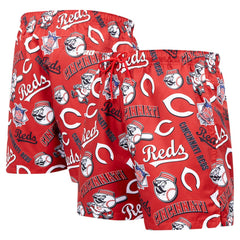 Cincinnati Reds Pro Standard Toss Logo Woven Shorts - MLB Shorts