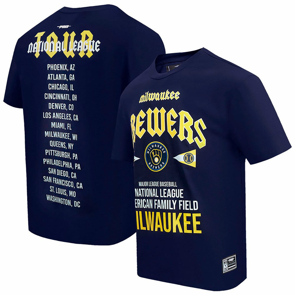 Milwaukee Brewers Pro Standard Oversized City Tour T-Shirt - MLB T-shirts