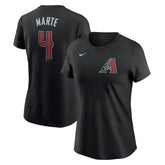 Ketel Marte Arizona Diamondbacks Nike Women's 2024 Fuse Name & Number T-Shirt - MLB T-shirts
