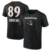 Baltimore Ravens Mark Andrews Team Wordmark Player Name & Number T-Shirt | NFL Sale