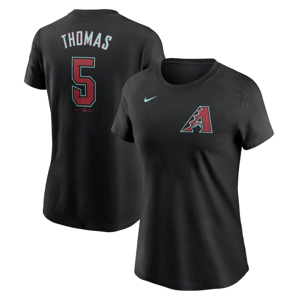 Alek Thomas Arizona Diamondbacks Nike Women's 2024 Fuse Name & Number T-Shirt - MLB T-shirts