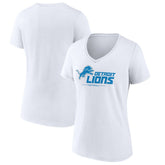 Detroit Lions Women's Lock Up V-Neck T-Shirt | NFL Discount