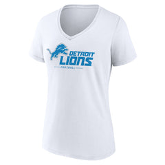 Detroit Lions Women's Lock Up V-Neck T-Shirt | NFL Discount
