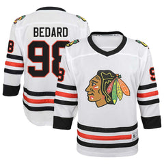 Connor Bedard Chicago Blackhawks Youth Away Replica Player Jersey - NHL Jerseys
