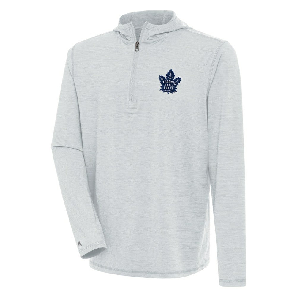 Toronto Maple Leafs Antigua Tidy Quarter-Zip Pullover Hoodie - NHL Hoodies