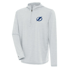 Tampa Bay Lightning Antigua Tidy Quarter-Zip Pullover Hoodie - NHL Hoodies