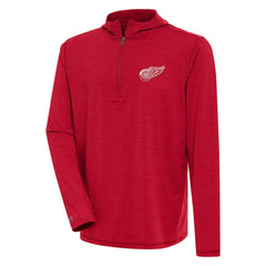 Detroit Red Wings Antigua Tidy Quarter-Zip Pullover Hoodie - NHL Hoodies
