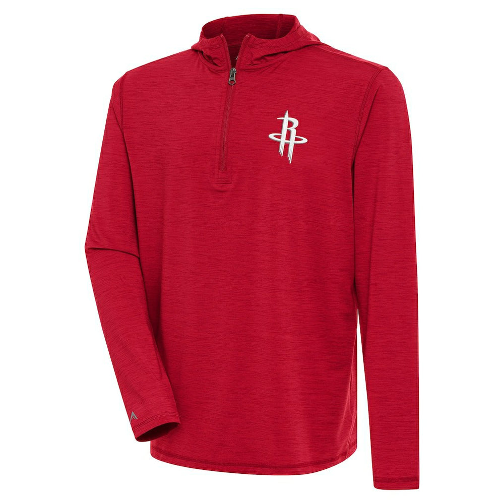 Heather Red Houston Rockets Antigua Tidy Quarter-Zip Lightweight Pullover Top sale | NBA